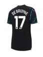 Manchester City Kevin De Bruyne #17 Alternativní Dres pro Dámské 2023-24 Krátký Rukáv